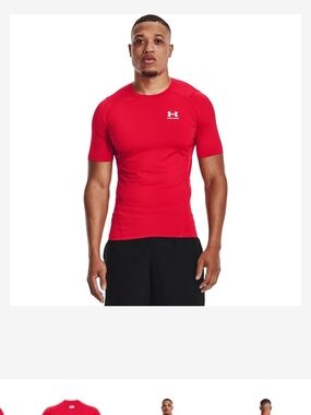 Under Armour Men's HeatGear Compression Performance Short Sleeve Shirt SZ XL